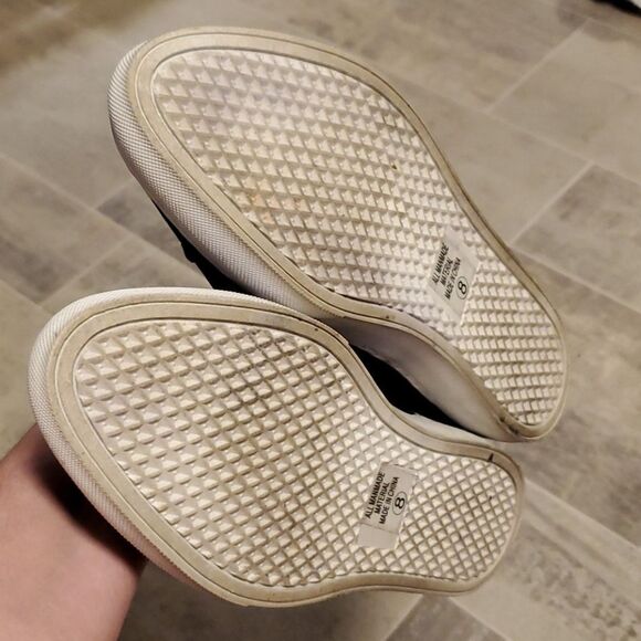 Black Velvet Embroidered Slip On Loafers - Picture 4 of 5